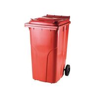 Metaliniai ir plastikiniai šiukšlių konteineriai