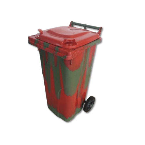 Spalvotas 120 ltr talpos konteineris