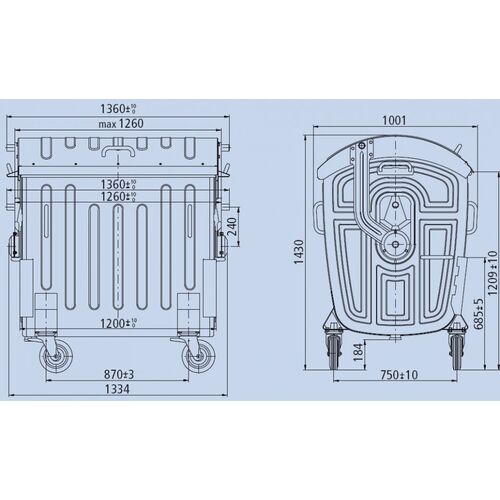 Metalinis konteineris 11-32E